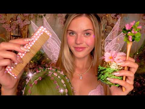 ASMR Meadow Fairy Roleplay 🧚🏻🌸 (hypnotic humming, meditative music, overlay sounds) ⋆.ೃ࿔*