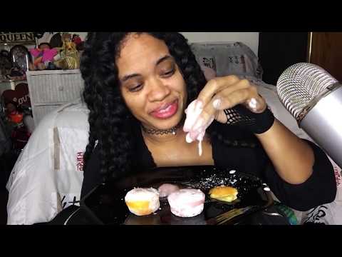 ASMR  Eating Mochi Ice Cream