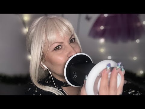 ASMR ❤️ Earlicking, Soft Kisses and Soft Mouth Sounds, Rain Sounds For you to Relax and Sleep 🥰