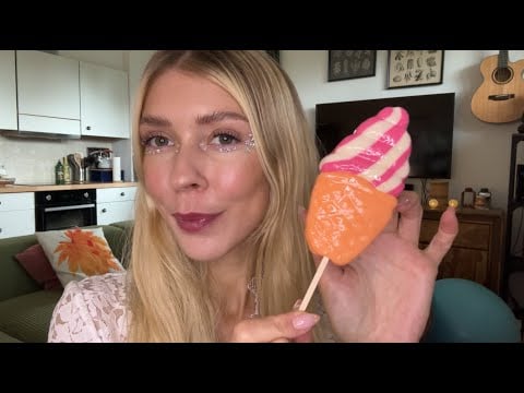 #ASMR Ethereal ✨ Ice Cream Lollipop 🍭 | No Talking 👄