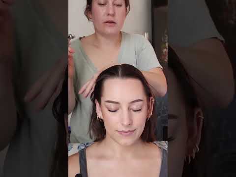 Testing for scalp sensation part 2 #asmrroleplay #asmr #asmrdoctor #shorts