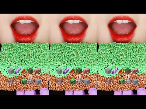 VERTICAL MUKBANG MINECRAFT FOOD ASMR CHOCOLATE ASMR EMOJI FOOD ASMR 🐷