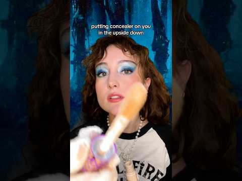 pov: putting concealer on you in the upside down #asmr #strangerthings