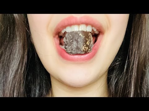 CHOCOLATE COATED MARSHMALLOW ASMR