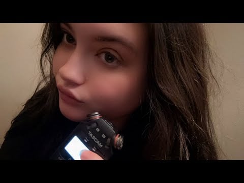 FAST&CHAOTIC TASCAM ASMR ~ STUTTERING, WORD REP, MOUTH SOUNDS, TRIGGER WORDS, HAND MOVEMENTS + MORE 