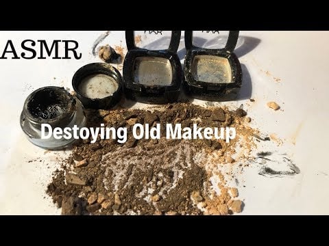 ASMR Destroying Makeup + Tapping Tingles
