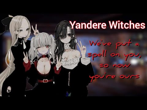 Kidnapped by Three Yandere Witches (FFF4A) (Yandere ASMR)