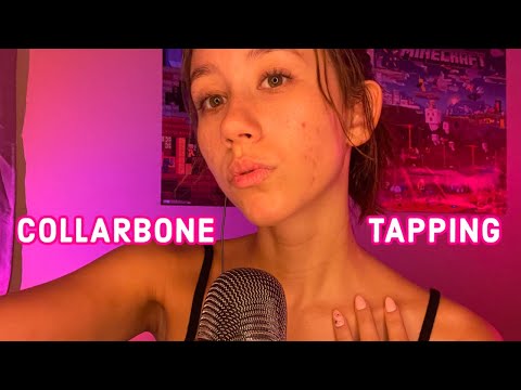 ASMR | collarbone tapping ❤️