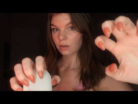 ASMR fast & aggressive tapping + mouth sounds 🔥