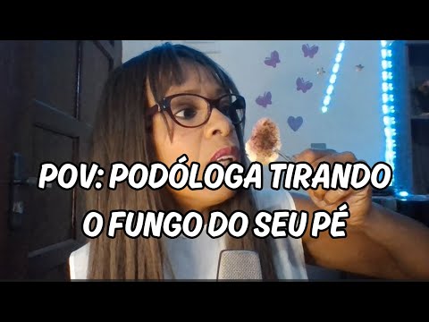 VOCÊ FOI NA PODÓLOGA TIRAR O FUNGO DO PÉ #humor #asmrdoctor#asmrdoctorroleplay