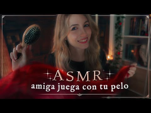 AMIGA al Fondo de la Clase te Peina | ASMR Dark Academia Roleplay 📚🖤