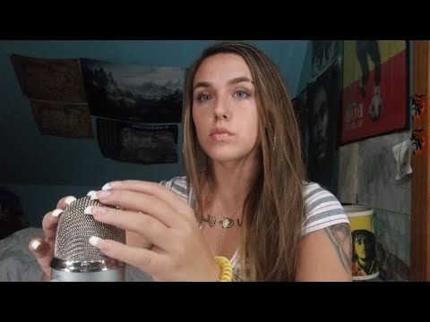 ASMR- Mic Scratching/Tapping W Long Nails