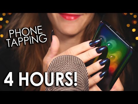 4h ASMR (No Talking) Addictive Phone Tapping so 99.99% of YOU will fall Asleep 😴