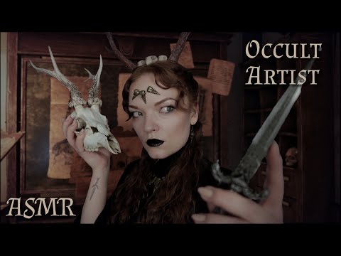 ASMR 🌙🖌️ Occult Artist paints on You (her canvas)