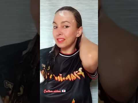 ASMR hair wash, Wetclothes and shower routine #asmr #asmrhairwash