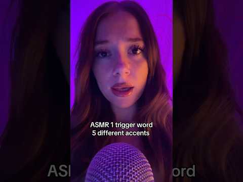 ASMR in different accents