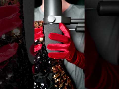 ASMR - Sequin skirt on microphone