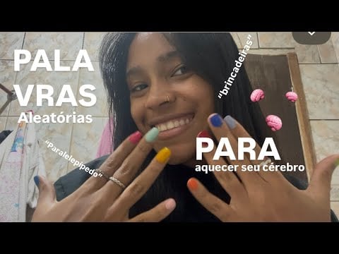 ASMR Caseirinho - PALAVRAS ALEATÓRIAS ATÉ VOCÊ DESMAIAR DE SONO 💤 