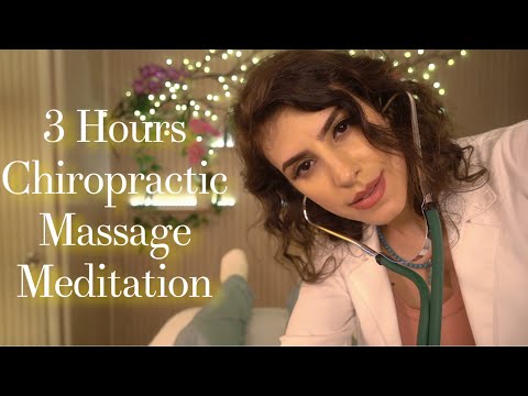 3 Hours Chiropractor ASMR for Healing w/ Guided Sleep Meditation 🐻🤗