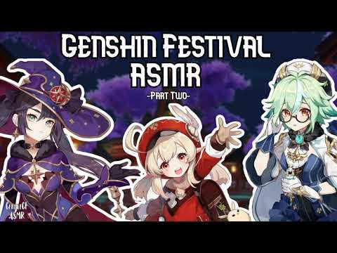 [F4A] Genshin Festival RP ASMR | PART TWO | Mona, Sucrose and Klee