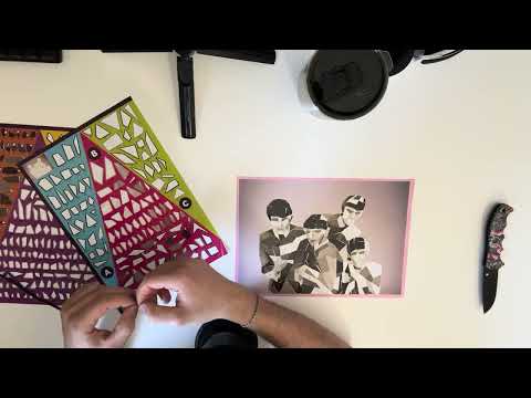 ASMR- Paint by sticker- The Beetles Pt3