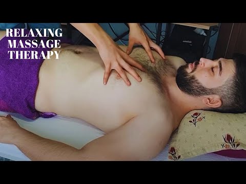 ASMR LEGENDARY RELAXING TURKISH MASTER FULL BODY MASSAGE THERAPY - CHEST,LEG,BACK,ARM MASSAGE
