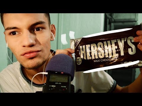 YA SOMOS 100 MIL 😍 Comiendo CHOCOLATE y TAPPING - ASMR Español