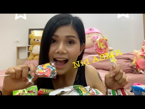 ASMR, Eat lollipops , candies.🍬🍬🍭🍡