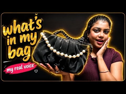 ASMR What’s In My Bags ? | My Real Voice 👜😱