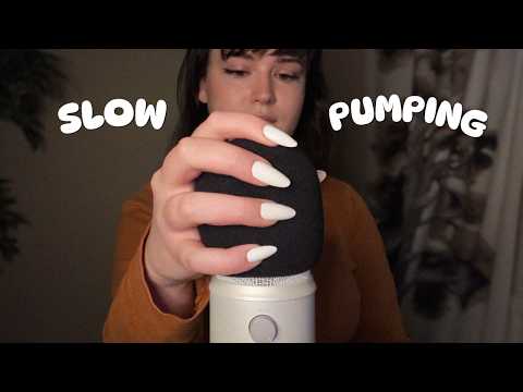 ASMR Mic Pumping, Swirling and Gripping Slower Pace