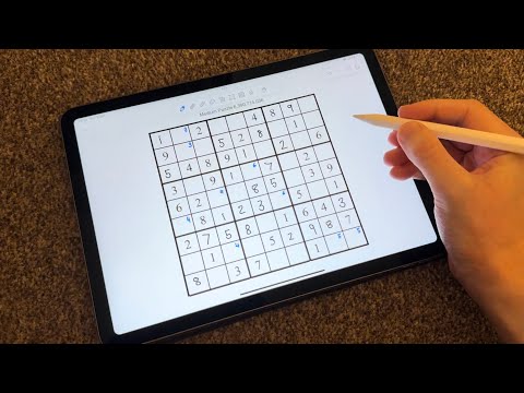 ASMR Sudoku Puzzle Solving