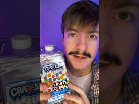 Cra-Z-Slimy Fruity Cereal #asmr #asmrshorts #raeasmr #slime #crazslimy #fruitycereal #asmrtriggers