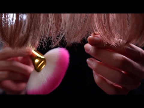 [ASMR]前髪も伸びてきたのでカットしてからメイクしますね - Cutting bangs and make up Roleplay(No talking)