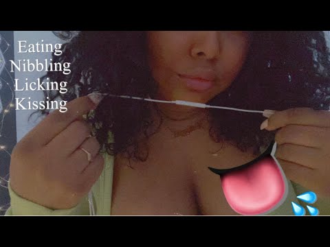 ASMR•Mic Nibbling ~Mic Eating~Mic Licking💦👅💤 No Talking