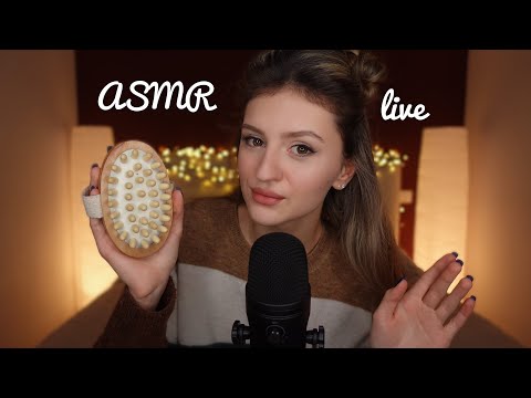 ASMR LIVE ❤ Whispering & Triggers for SLEEP 😴