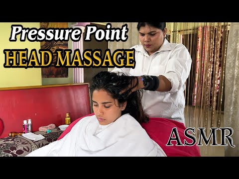 ASMR Head Massage With Pressure Point || Stress & Pain Relief || TherapisT VANTI || #asmr #insomnia
