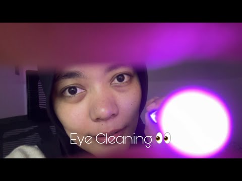 [Rain Backsound] •ASMR EyeCleaning • Bersihin Mata Kamu • Make You Fall Asleep Fast •
