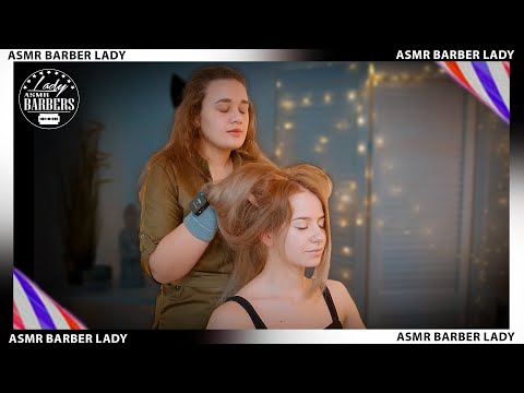 💈 ASMR Scalp Massage by Barber Lady Elle