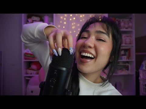 ASMR AGRESSIVO para Quem Tem IMUNIDADE de Arrepios (gatilhos no microfone, sons de boca e unha)