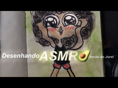 ASMR desenhando Irmão do Jorel🥑pra um inscrito :3 descrição⬇️ pros inscritos💚