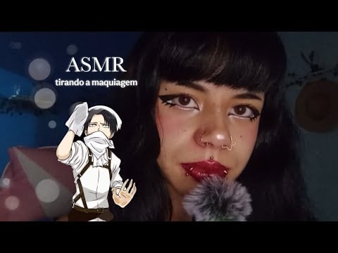 asmr tirando a maquiagem e conversando até você mimir