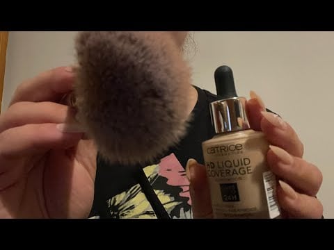ASMR doing your full face makeup 🎀 no talking 