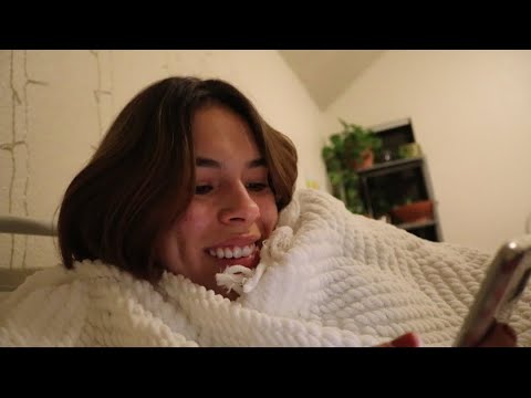 asmr girlfriend roleplay *scrolling through social media in bed*