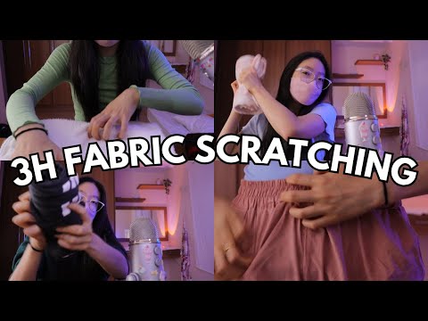 3H ASMR FAST & AGGRESSIVE FABRIC SCRATCHING (NO TALKING)