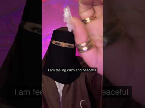 ASMR - Arab Girl Relax you with some positive Affirmations  #asmrshorts #1minuteasmr #viralshorts