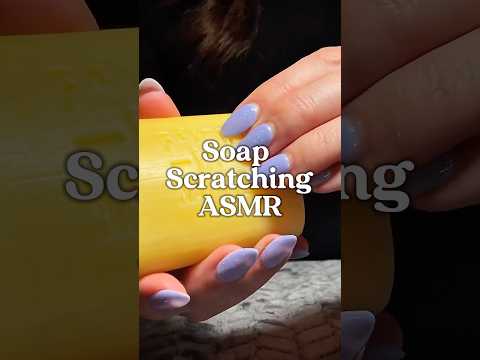 Soap Scratching 🧼 #asmr #soapasmr #satisfyingasmr