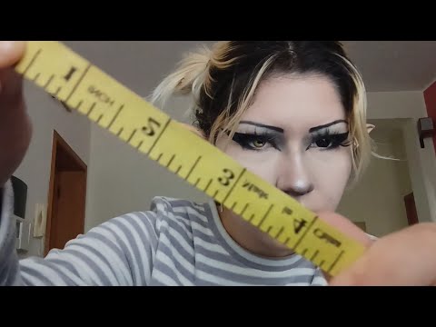 ASMR | measuring and cutting (elf edition)