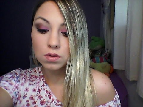 Maquiagem Rosa com Esfumado Marrom, Por Ka Vanussi