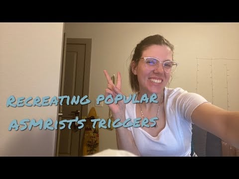 Recreating my favorite ASMRist triggers// salt and pepper, wave crash, anticipatory triggers