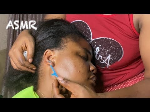 ASMR✨DENTAL FLOSSING YOUR DIRTY EARS